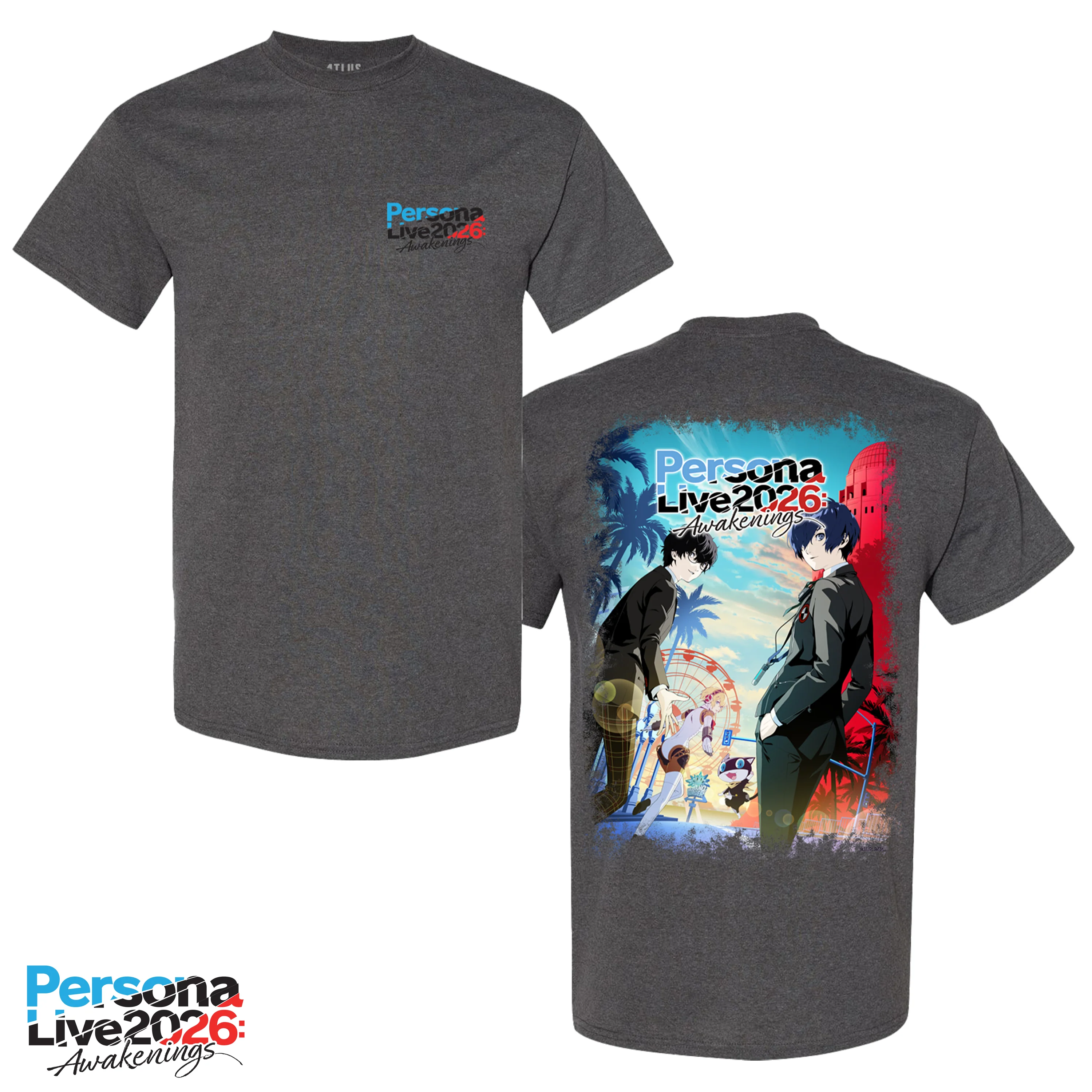 Persona Live 2026 Awakenings: Gray T-Shirt